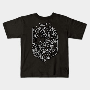 Down the river Kids T-Shirt